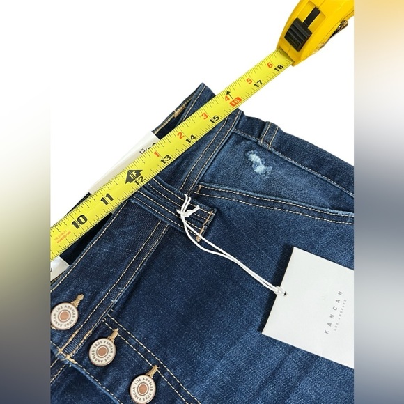 Kancan Dark Wash High Rise Flare Jeans - Picture 14 of 17